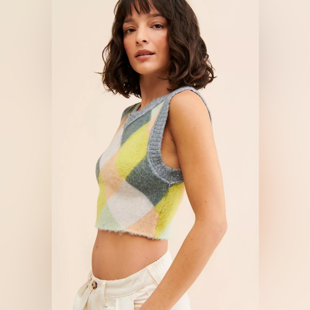 Free People Quinn Sweater Vest XS